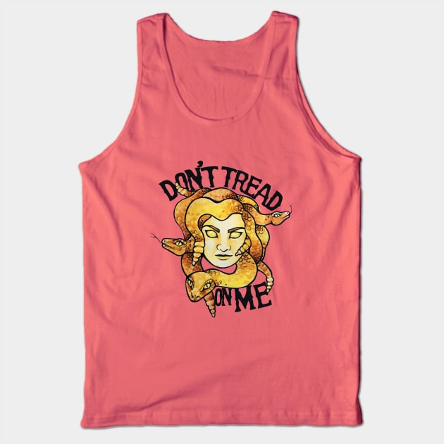 Don't Tread on me Medusa Tank Top by bubbsnugg